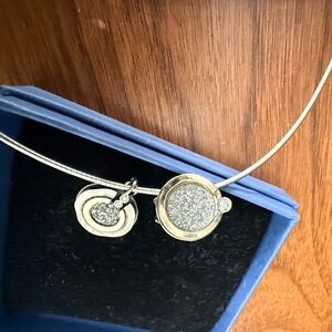 Gold/silver 925 druzy set